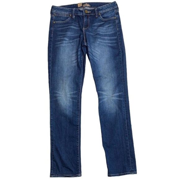 Kut from the Kloth Dark Wash Slim Fit Stretch Denim Jeans Sz 6 - Picture 2 of 9